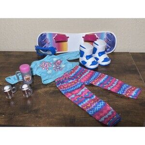 My Life as Snowboarder 8 Piece Play Set for Full Size 18" Dolls